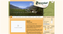 Desktop Screenshot of pension-tannenhof.eu